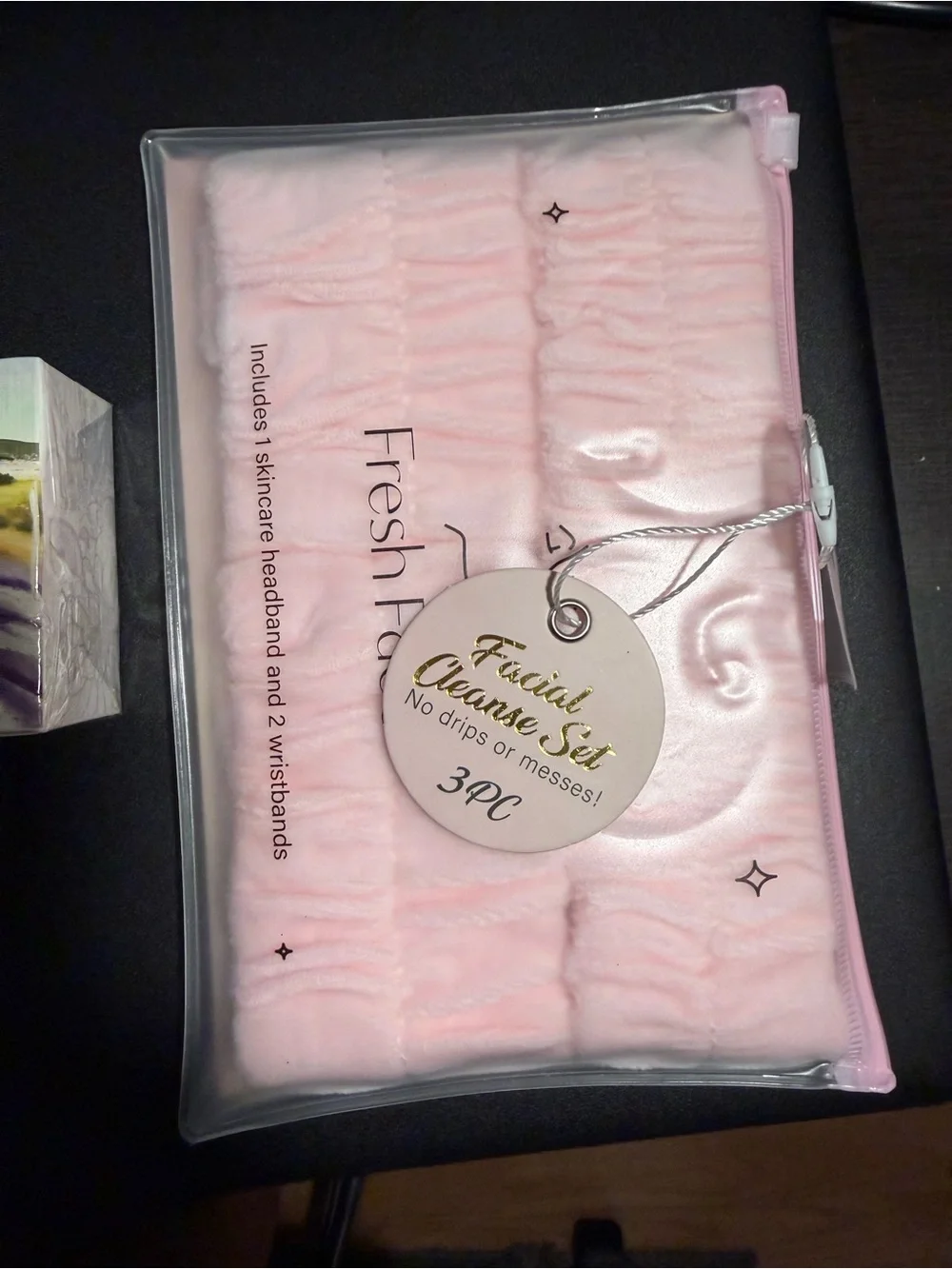 SECRET COLLAGEN LAVENDER SKIN REJUVENATING-ANTI-INFLAMMATORY FREE 3PC FACIAL SET